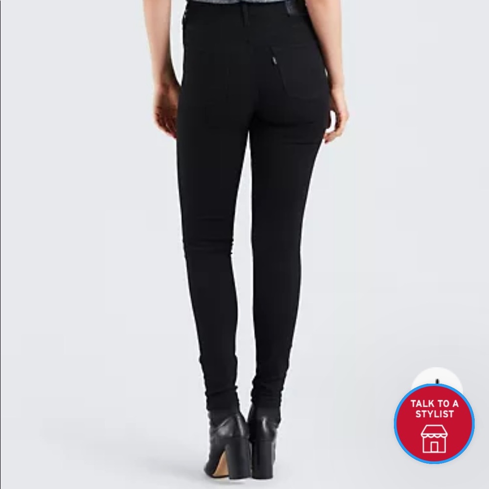 Levi’s 721 High Rise skinny black jeans